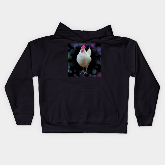 Punky chick Kids Hoodie by GribouilleTherapie